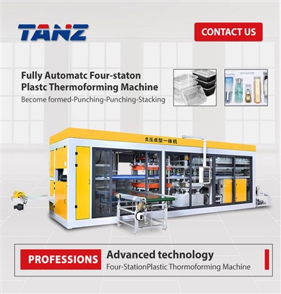 Plast Vacuum Forming Machine Negativt tryck Pla Sheet Extrusion Machine